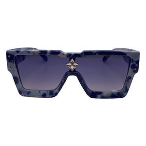 6156 | Blue Marble Square Unisex Fashion Sunglasses